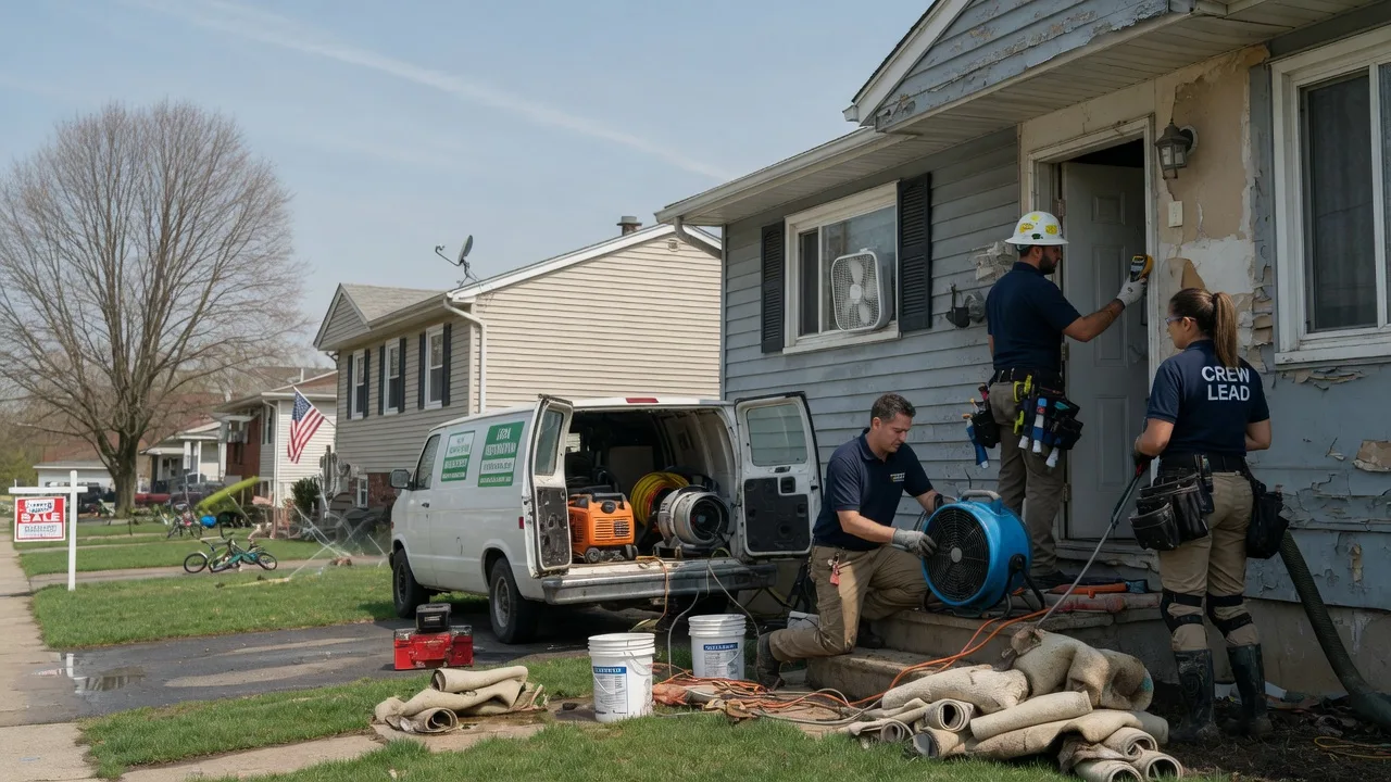 Flood Cleanup in Teaneck, NJ near me